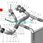 4320Я3-1109044 Муфта соединительная воздухопровода интеркулера Урал (двиг. ЯМЗ-236НЕ2, 94х80 мм) (резина)