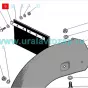 63655-8403037 Пластина прижимная грязевика Урал-63685 (Безкапотник)