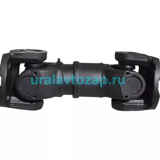43114-2202011 Карданный вал Урал промежуточный (L=418 мм, фланцы с торцевыми шлицами)