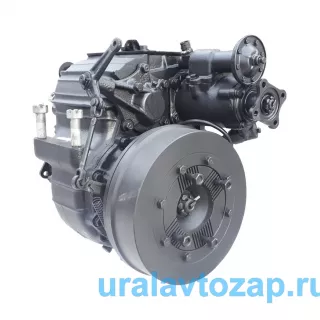 55571-1800012-40 Коробка раздаточная Урал (с ручным тормозом, КДОМ 40%, фланцы с торцевыми шлицами, спидометр механический, i=4.4) (новая)