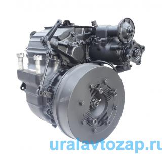 55571-1800012-40 Коробка раздаточная Урал (с ручным тормозом, КДОМ 40%, фланцы с торцевыми шлицами, спидометр механический, i=4.4) (новая)
