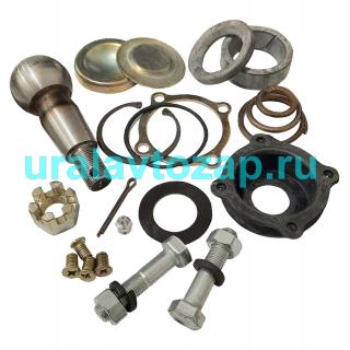 375-3003065-РК6 Ремкомплект рулевого наконечника Урал (15 наименований полный, палец М18, квадратный пыльник) (Завод)